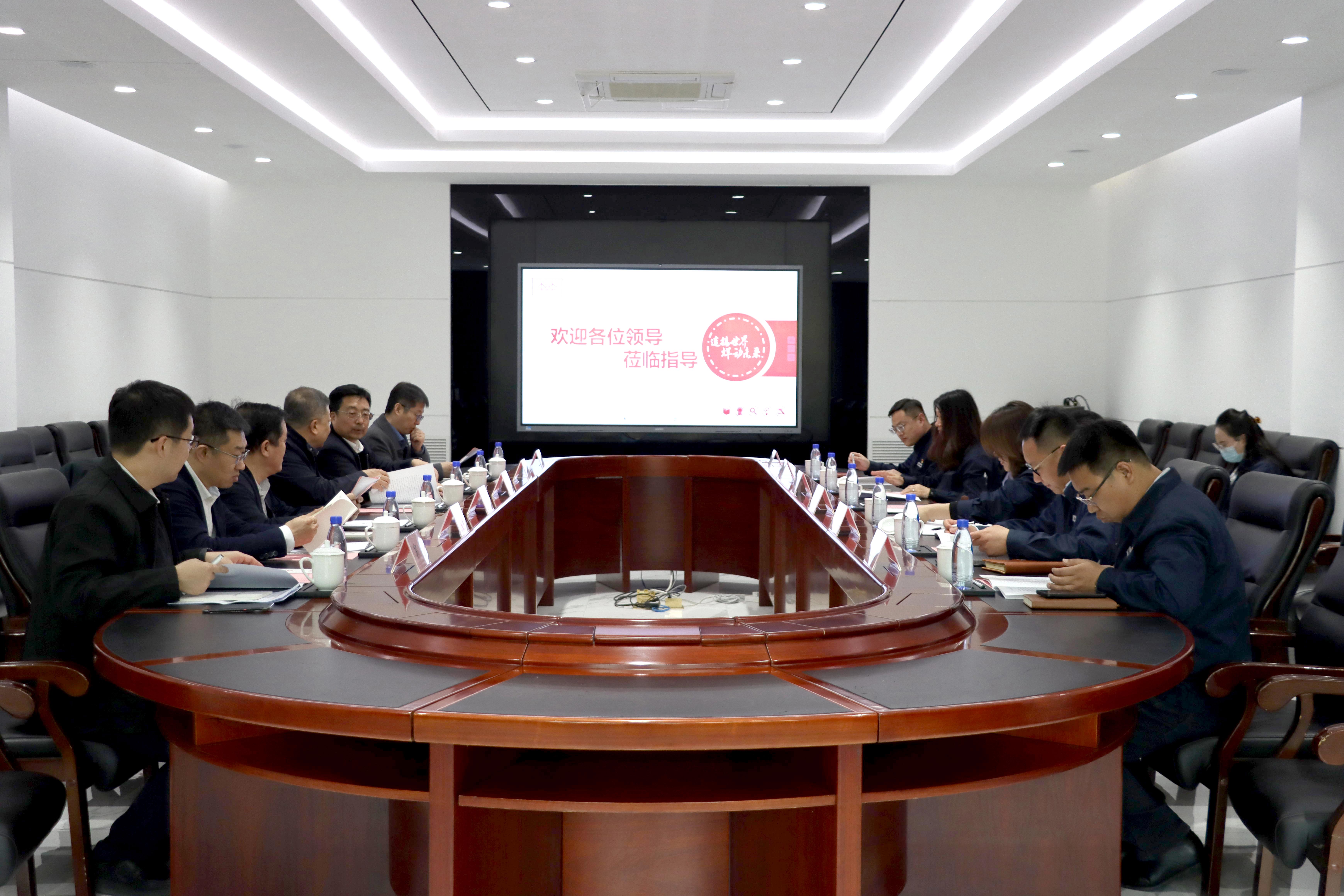 中国机械工程学会焊接分会领导到金桥焊材集团走访调研